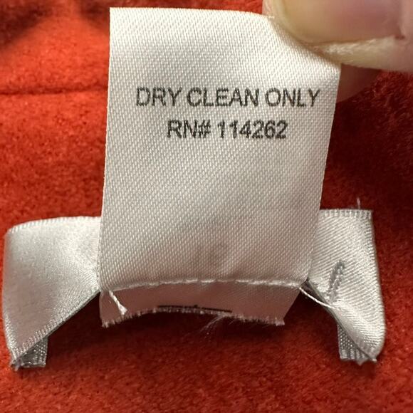 Spiegel Women's Size 16 NWT Jacket Orange Beaded Sleeve Lined Buttons Fall Warm - Picture 4 of 12